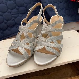 Silver heels